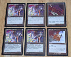 MTG 6x Rare Artifacts Diamond Kaleidoscope, Dragon Mask, Mercadian Lift - Image 1