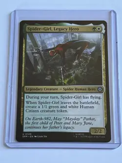 Spider-Girl Legacy Hero 149 MTG Marvels Spider-Man 2025 Near Mint Non Foil - Image 1