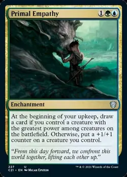 Primal Empathy - Near Mint MTG Commander 2021 Strixhaven - Image 1
