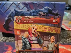 Gwen Stacy (Borderless) 0202 (M) MTG Marvel's Spider-Man (SPM) - Image 2