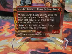 Gwen Stacy (Borderless) 0202 (M) MTG Marvel's Spider-Man (SPM) - Image 3