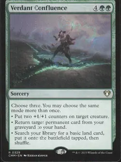 Verdant Confluence 2023 MTG #329 Masters/Rare Commander Masters - Image 1