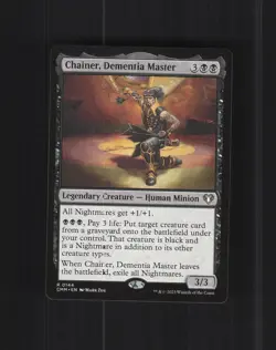 Chainer, Dementia Master 2023 MTG #144 Masters/Rare Commander Masters - Image 1