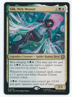 Silk, Web Weaver #0145 MTG Marvel's Spider-Man Magic The Gathering - Image 1