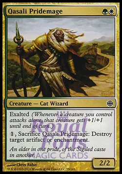 Qasali Pridemage 2x FOIL ARB MTG Alara Reborn Common MINT green white - Image 1