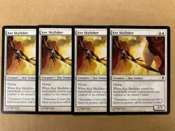 MTG 4x Kor Skyfisher # 23 Zendikar Pauper Magic the Gathering x4 LP - Image 1