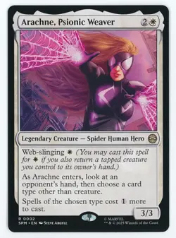 Arachne, Psionic Weaver #0002 MTG Marvel's Spider-Man Magic The Gathering - Image 1