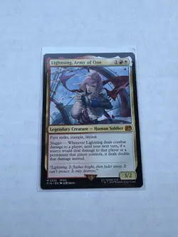 MTG Final Fantasy English Lightning, Army of One 0233 Non-Foil - Image 1