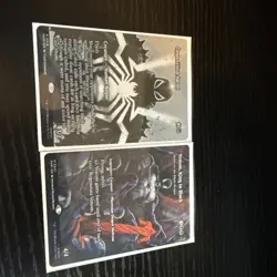 Mtg Opposition agent And venom king in black Borderless Non Foil Spider-Man - Image 1
