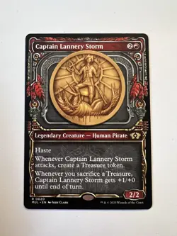 Captain Lannery Storm - SHOWCASE - MTG Multiverse Legends - NM - Image 1