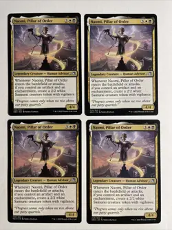 4x Mtg Kamigawa Neon Dynasty Naomi, Pillar Of Order NM/M Magic The Gathering - Image 1