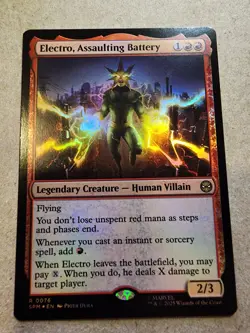 Electro, Assaulting Battery - #76 Foil - Marvel's Spider-Man - Mtg - Image 1