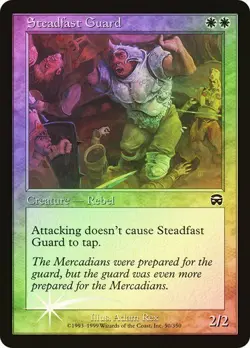 Mercadian Masques MTG FOIL Steadfast Guard Magic - Image 1