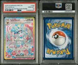 Pokemon Prismatic Evolutions Sylveon EX Sir 156/131 PSA 10 Gem Mint - Image 2