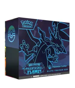 PRESALE Phantasmal Flames Pokemon Center Exclusive Elite Trainer Box. Sealed. - Image 1