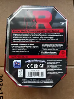 Pokemon TCG Team Rocket Destined Rivals Tin - Persian - Image 2