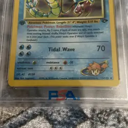 2000 POKEMON GYM CHALLENGE HOLO 1st EDITION #13 13/132 MISTY'S GYARADOS PSA 7 - Image 4