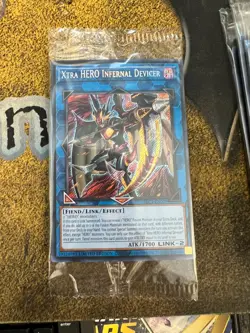 Yugioh SEALED Xtra Hero Infernal Devicer BLC1-EN009 Secret Rare Limited Edition! - Image 1