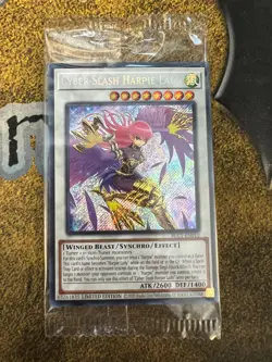 Yugioh SEALED Cyber Slash Harpie Lady BLC1-EN010 Secret Rare Limited Edition!! - Image 1
