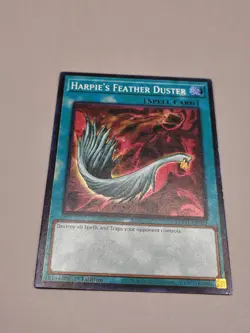 *** HARPIE'S FEATHER DUSTER *** 1ST EDITION SUPER RARE EGO1-EN022 YUGIOH - Image 1