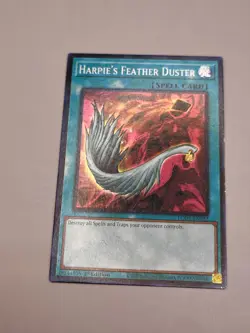 *** HARPIE'S FEATHER DUSTER *** 1ST EDITION SUPER RARE EGO1-EN022 YUGIOH - Image 2
