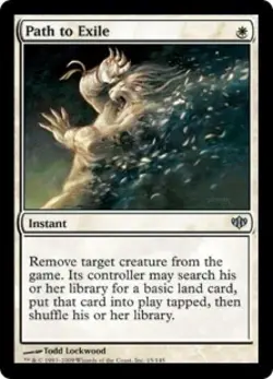 Path to Exile -Foil Light Play MTG Conflux - Image 1