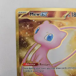 Mew ex 205/165 Holo Rare Pokemon Card SV151 Scarlet & Violet 151 TCG NM - Image 2