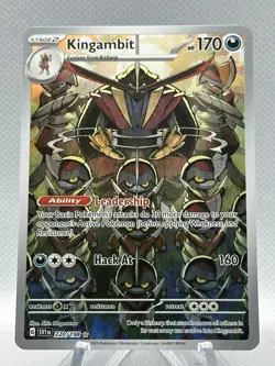 Pokemon Card Kingambit 220/198 Scarlet & Violet Base Set Illustration Rare NM - Image 1