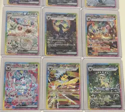 Terastal Festival Evee Evolution SAR God Pack Set Of 9 Pokemon Card Japanese - Image 3