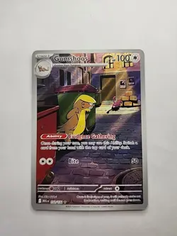 Gumshoos Illustration Rare 153/132 Mega Evolution Pokemon TCG Near Mint Card NM - Image 1