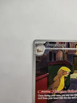 Gumshoos Illustration Rare 153/132 Mega Evolution Pokemon TCG Near Mint Card NM - Image 2
