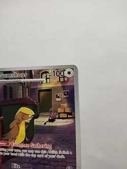 Gumshoos Illustration Rare 153/132 Mega Evolution Pokemon TCG Near Mint Card NM - Image 3