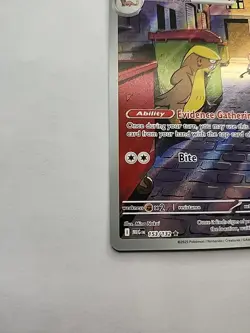 Gumshoos Illustration Rare 153/132 Mega Evolution Pokemon TCG Near Mint Card NM - Image 4