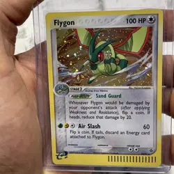 HOLO FLYGON Unique Rare Foil | Ex Dragon 15/97 Pokemon | Near Mint NM SWIRL Card - Image 1