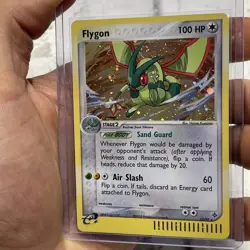 HOLO FLYGON Unique Rare Foil | Ex Dragon 15/97 Pokemon | Near Mint NM SWIRL Card - Image 2