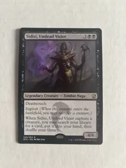 Sidisi, Undead Vizier, Magic The Gathering, Dragons of Tarkir card, MTG, 2015 - Image 1
