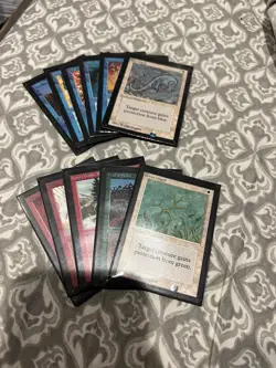 Magic The Gathering Lot Of 11 Beta Cards - Image 1
