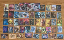Magic the Gathering Art cards lot of 400+ cards *Gold Stamped* Various sets - Image 1