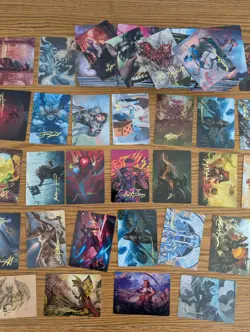 Magic the Gathering Art cards lot of 400+ cards *Gold Stamped* Various sets - Image 3