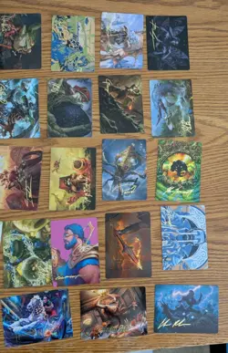 Magic the Gathering Art cards lot of 400+ cards *Gold Stamped* Various sets - Image 5