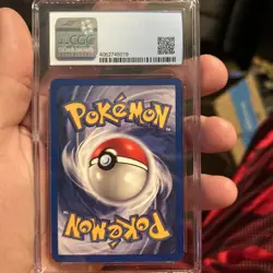 Base Shadowless Red Cheeks Pikachu 58/102 Graded Pokemon Card PSA CGC 8.5 - Image 2