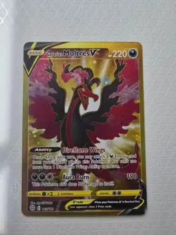 Galarian Moltres V 183/172 Gold Secret Rare Pokemon Brilliant Stars Card NM - Image 2