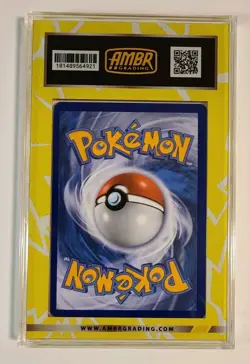Pokemon Card Pikachu Reverse Holo Sword _ Shield Base Set Graded Ambr 8.5 Shocks - Image 2