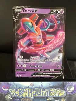 Pokemon Card Deoxys V SWSH266 Black Star Promo Rare NM - Image 1