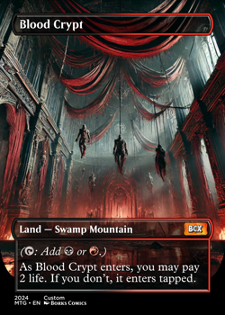 Blood Crypt -MTcG- Stand In - Custom Art Card - Image 1