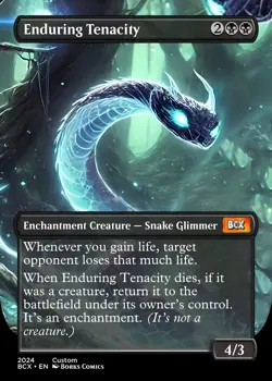 Enduring Tenacity -MTcG- Stand In - Custom Art Card - Image 1
