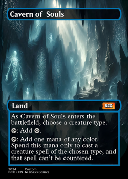 Cavern of Souls -MTcG- Stand In - Custom Art Card - Image 1