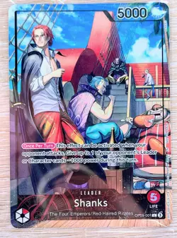 PSA One Piece Card Game SHANKS OP09-001 Holo Promo - July 2025 Sealed - Image 1