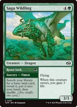 Sagu Wildling NM Tarkir Dragonstorm MTG Magic the Gathering Green English Card - Image 1