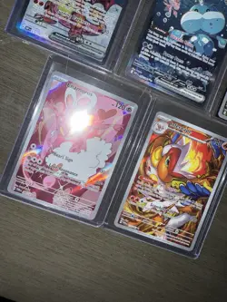Pokemon 5 Card Lot! SIR Ultra Rare IRs, Charizard, Jellicent And More!! All NM - Image 4